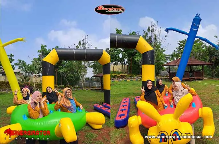 Kegiatan team building perusahaan di Anyer — dokumentasi Anyer Sinergi Adventure